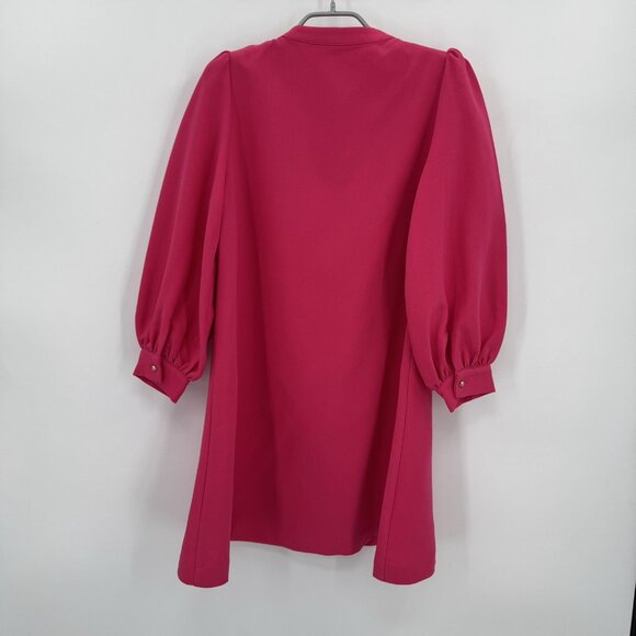 Pomander Place by Tuckernuck Cerise Pink Samantha Mini Dress sz M Long Sleeve - Picture 7 of 8
